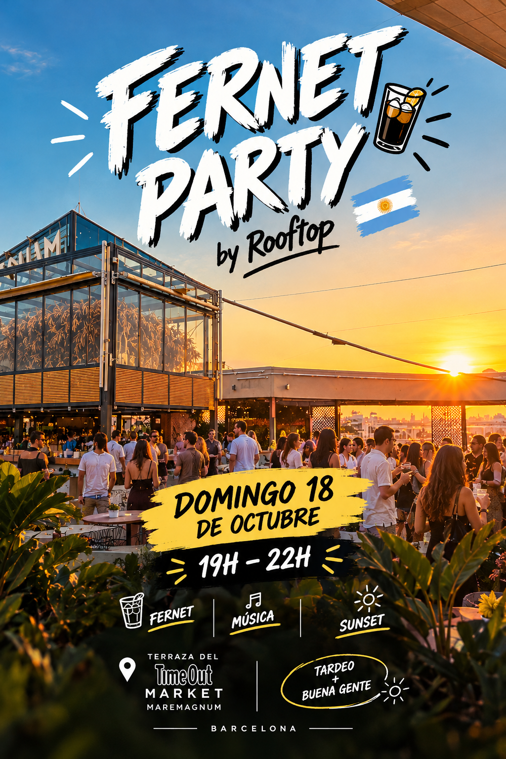 FERNET PARTY - Dj Sammprod - Time Out Market Barcelona