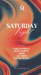 Cartel de Marabu Sabado Noche