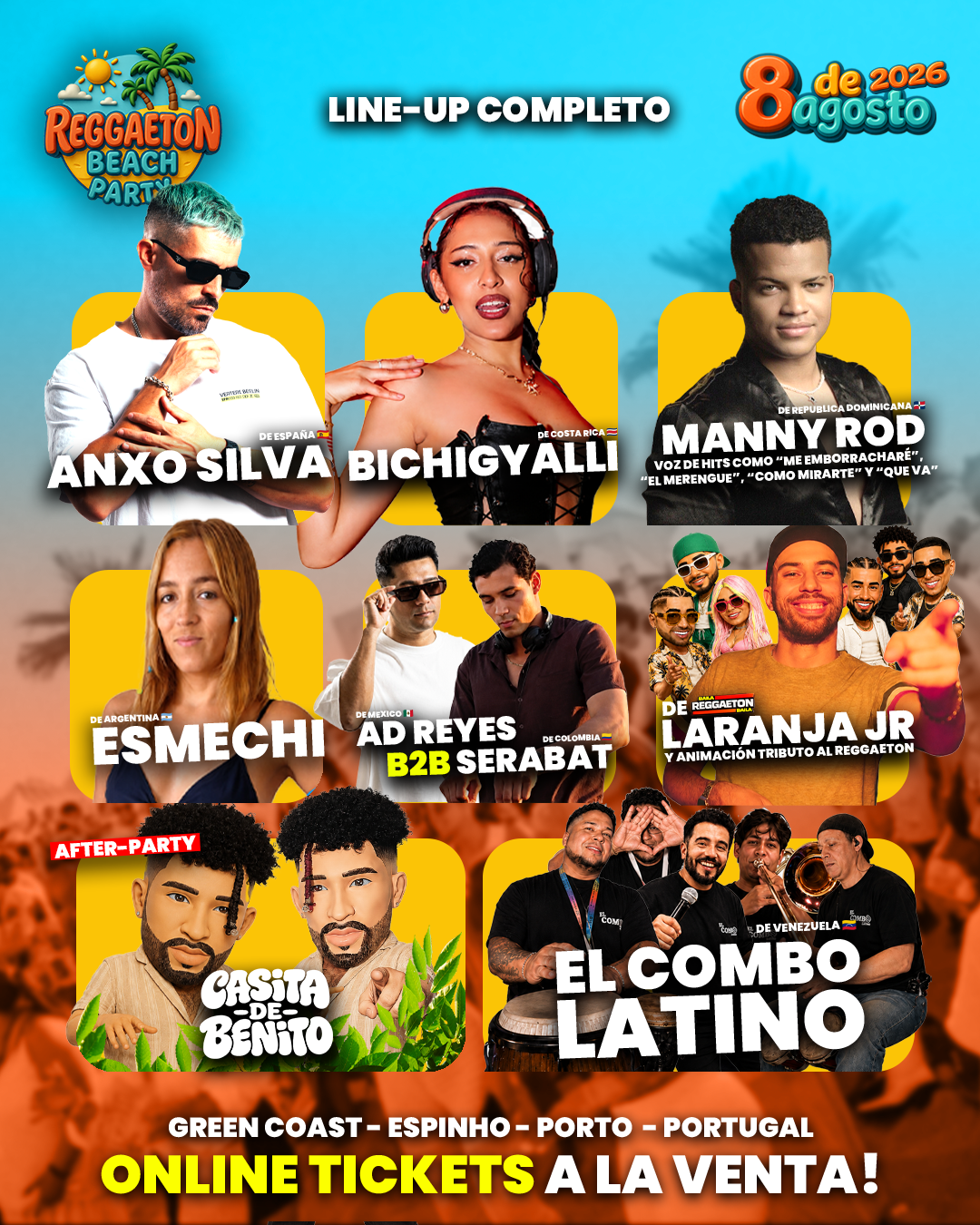Reggaeton Beach Party 🌞 | Praia da Baía, Espinho (Porto)