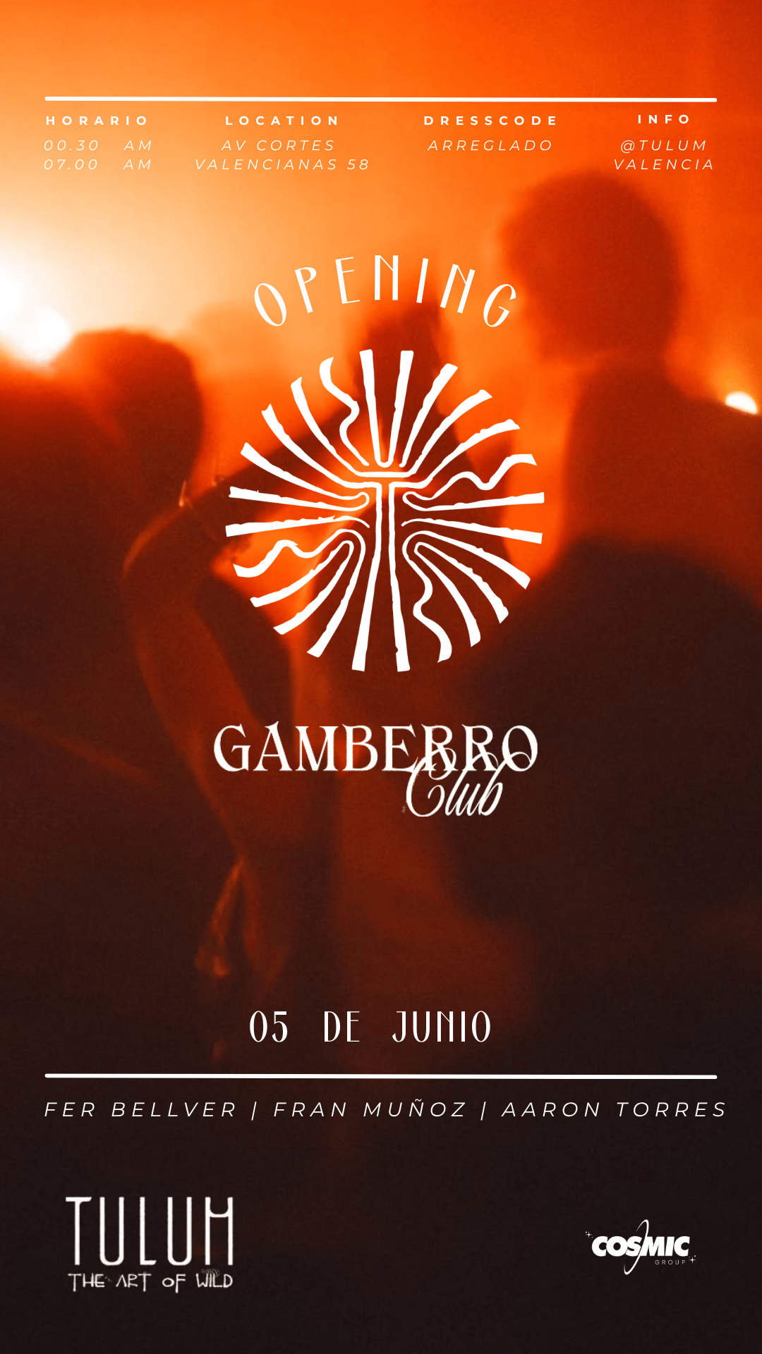OPENING VIERNES | GAMBERRO CLUB