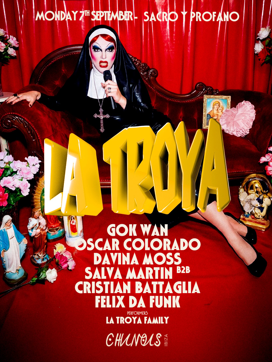 Chinois La Troya: Gok Wan, Oscar Colorado, Davina Moss, Salva Martin, B2B, Cristian Battaglia, Felix Da Funk