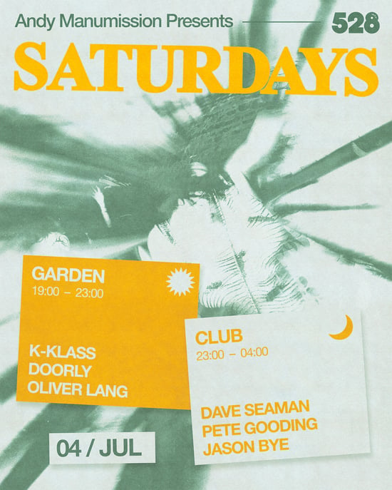 Andy Manumission Presents Saturdays