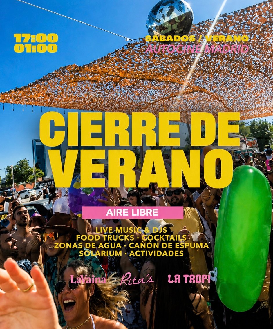 Cierre verano - Autocine Madrid