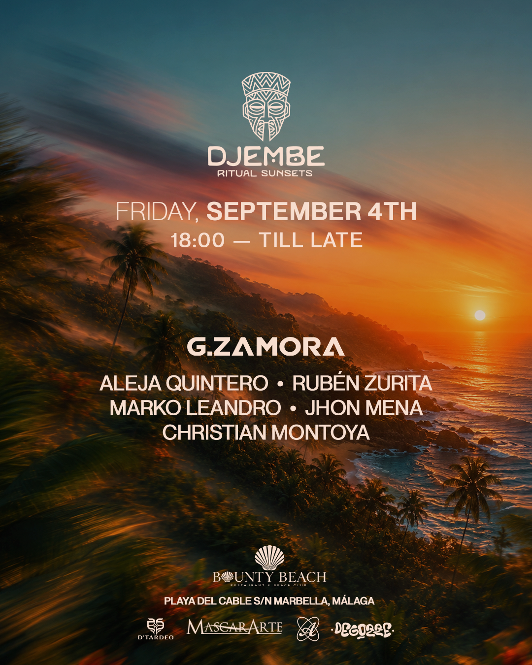 DJEMBE x BOUNTY BEACH MARBELLA