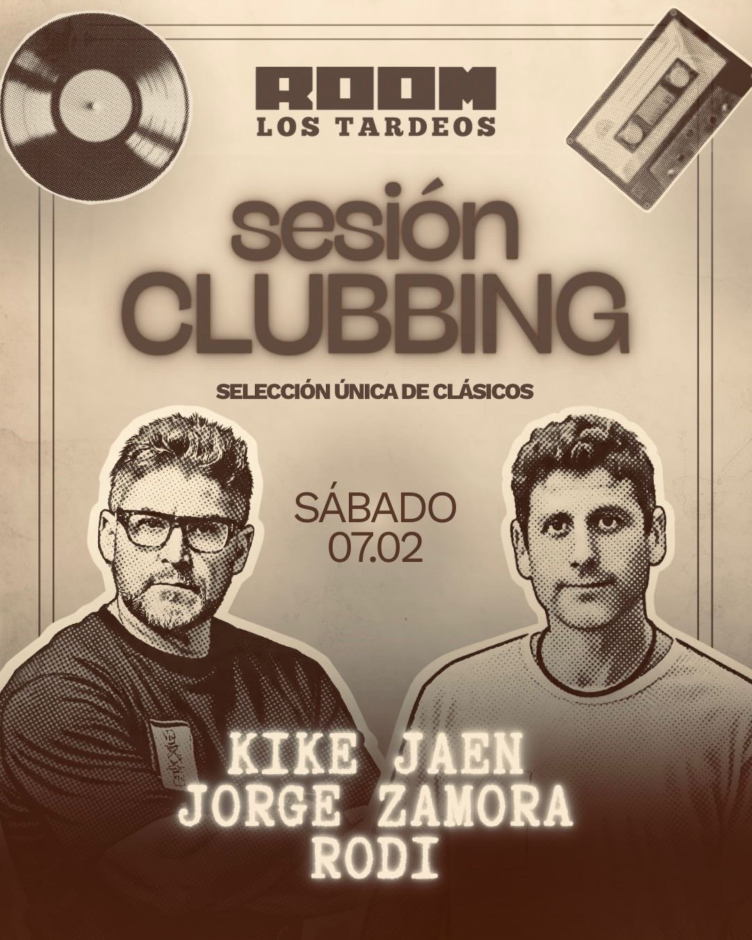 TARDEO KIKE JAÉN + JORGE ZAMORA +RODI