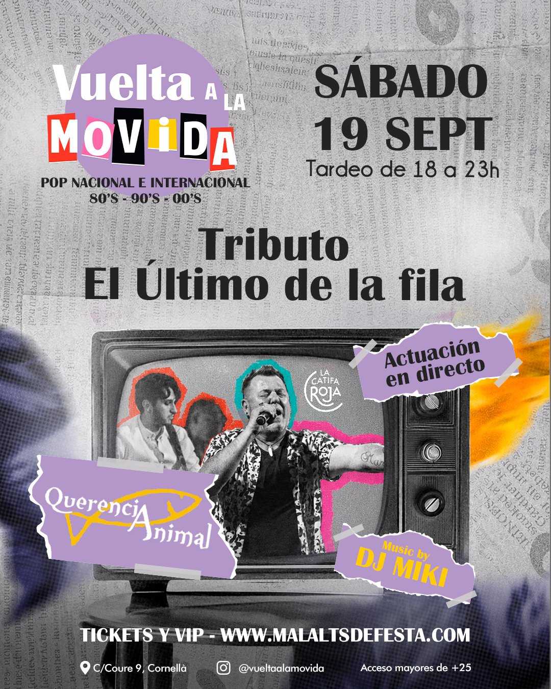 VUELTA A LA MOVIDA - TRIBUTO EL ÚLTIMO DE LA FILA