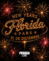 Cartel de Perreolab X Florida Park New Years