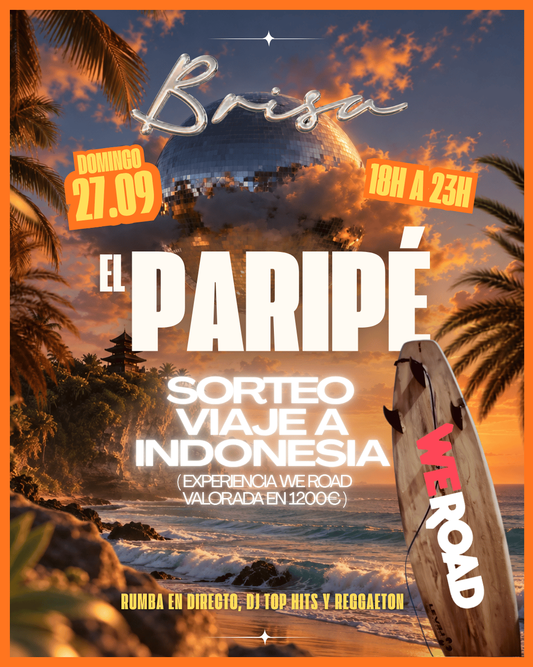 DOMINGO BRISA PARIPÉ x WEROAD 27/09