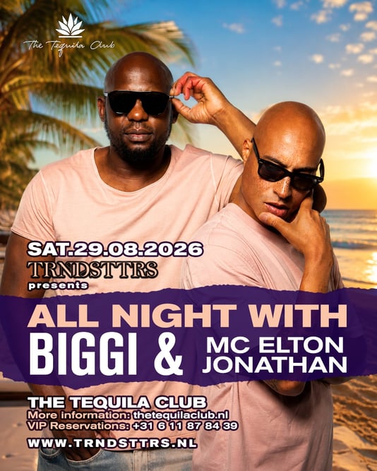 TRNDSTTRS presents Biggi and MC Jonathan in The Tequila Club, Amsterdam