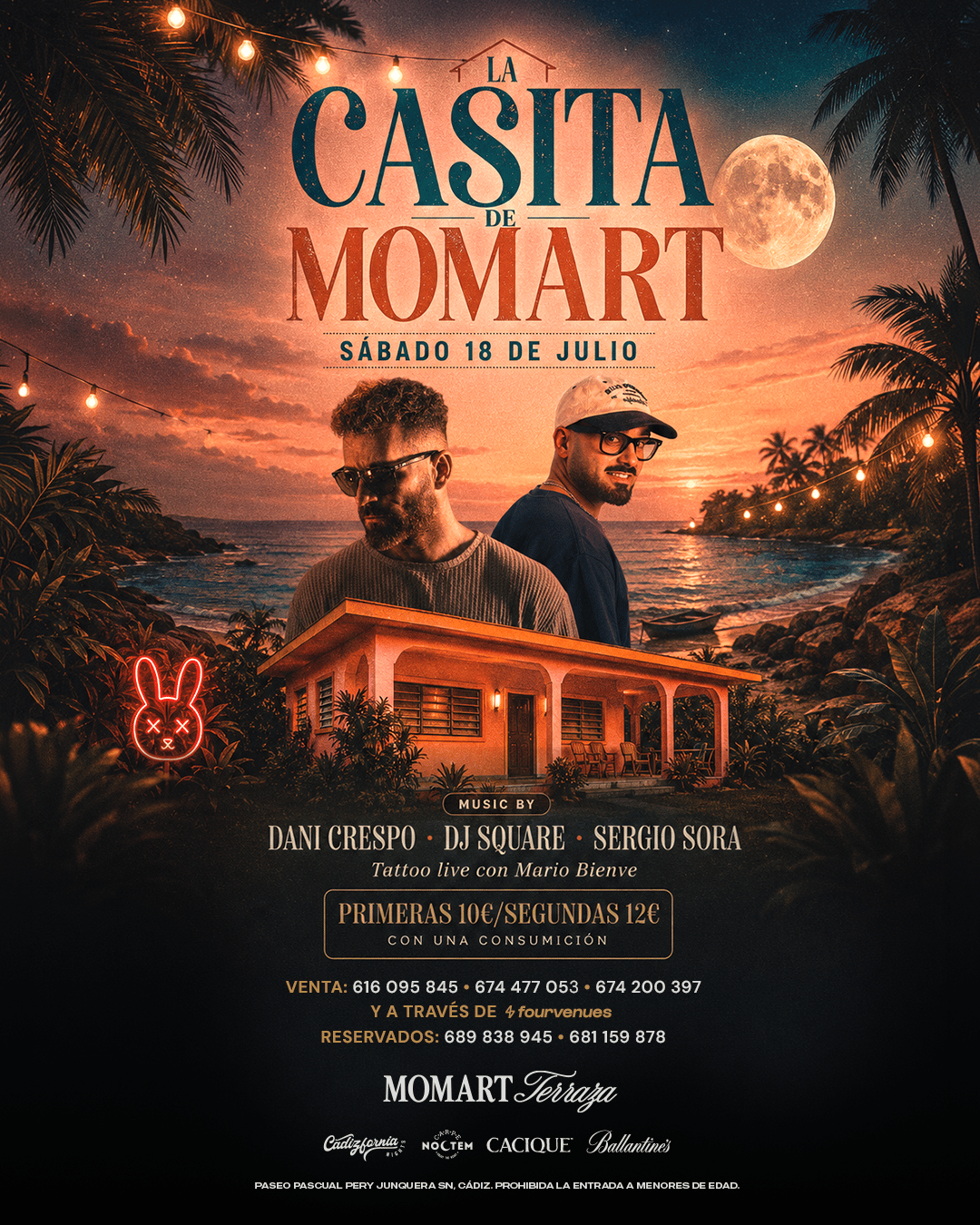 LA CASITA DE MOMART - SÁBADO 18 JULIO