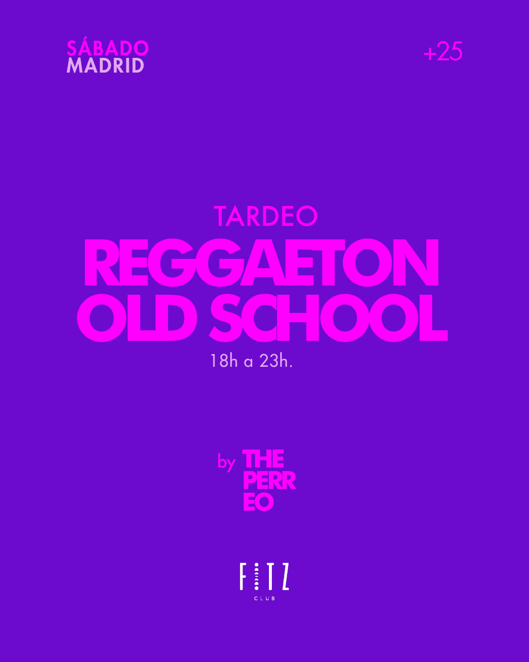 The Perreo MADRID - 26 septiembre- Tardeo reggaeton old school