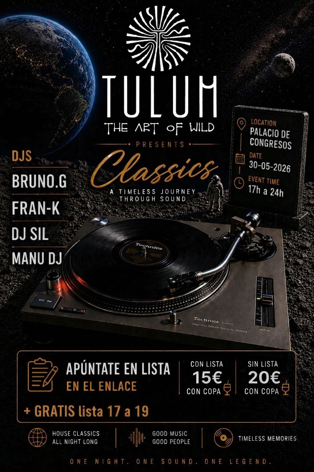CLASSICS (ROOM 2) | SÁBADO TARDEO TULUM