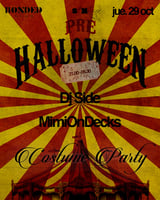 Cartel de Six pm Costume Party