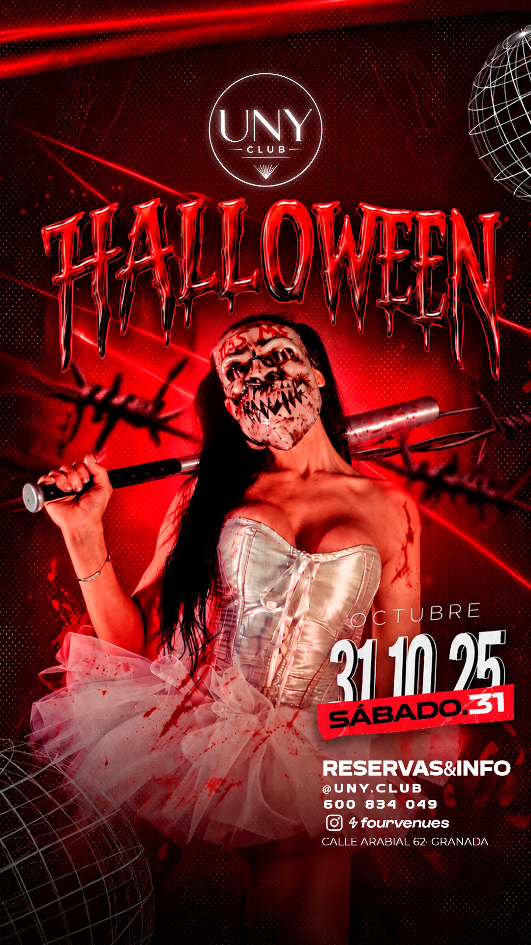 Cartel de Halloween By Uny Club