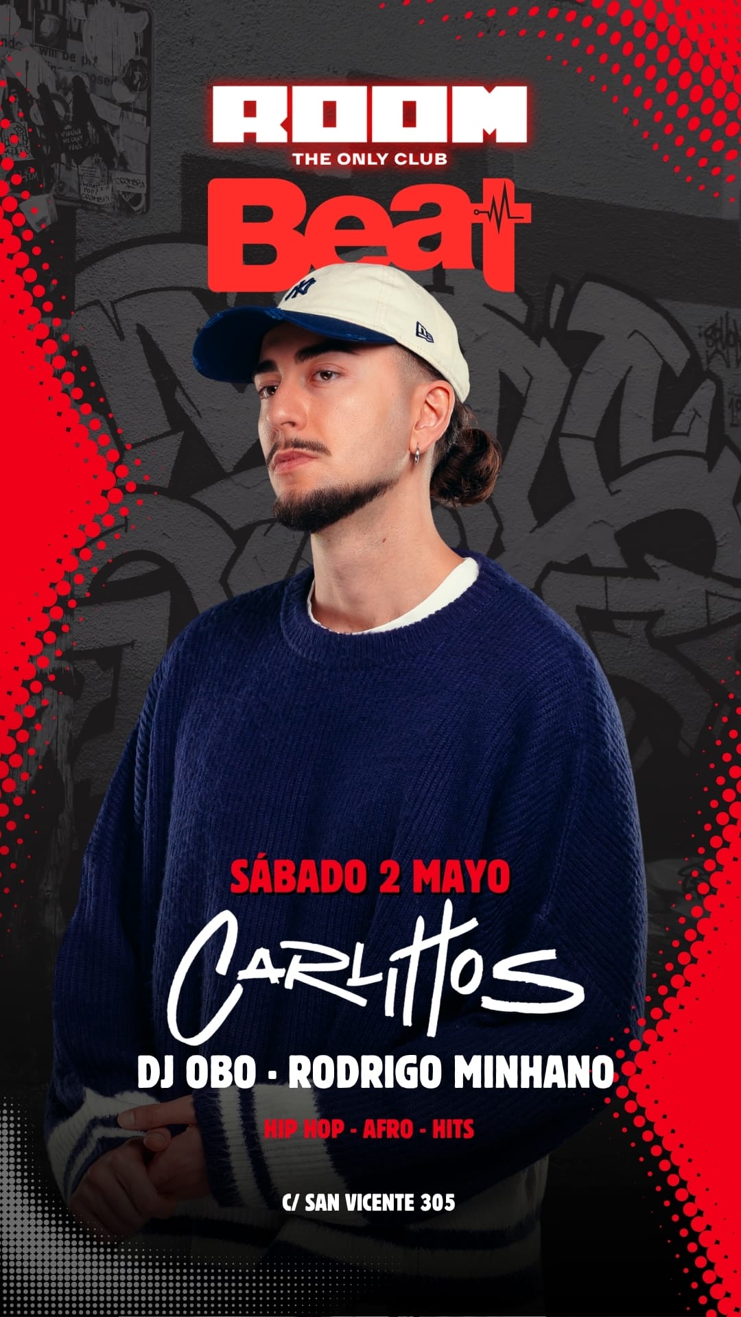 BEAT ROOM - Carlittos, Rodrigo Minhano & DJ OBO