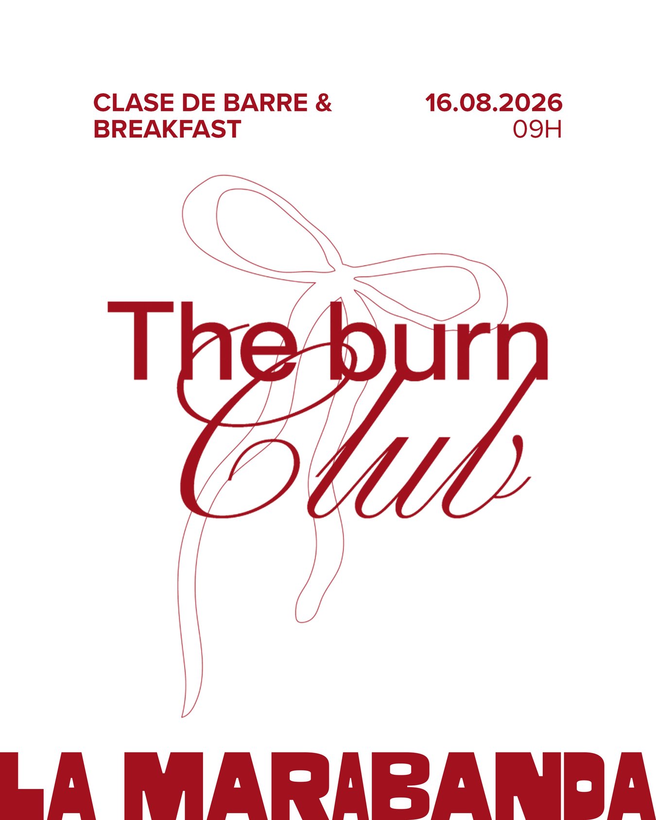 CLASE DE BARRE & BREAKFAST BY THE BURN CLUB