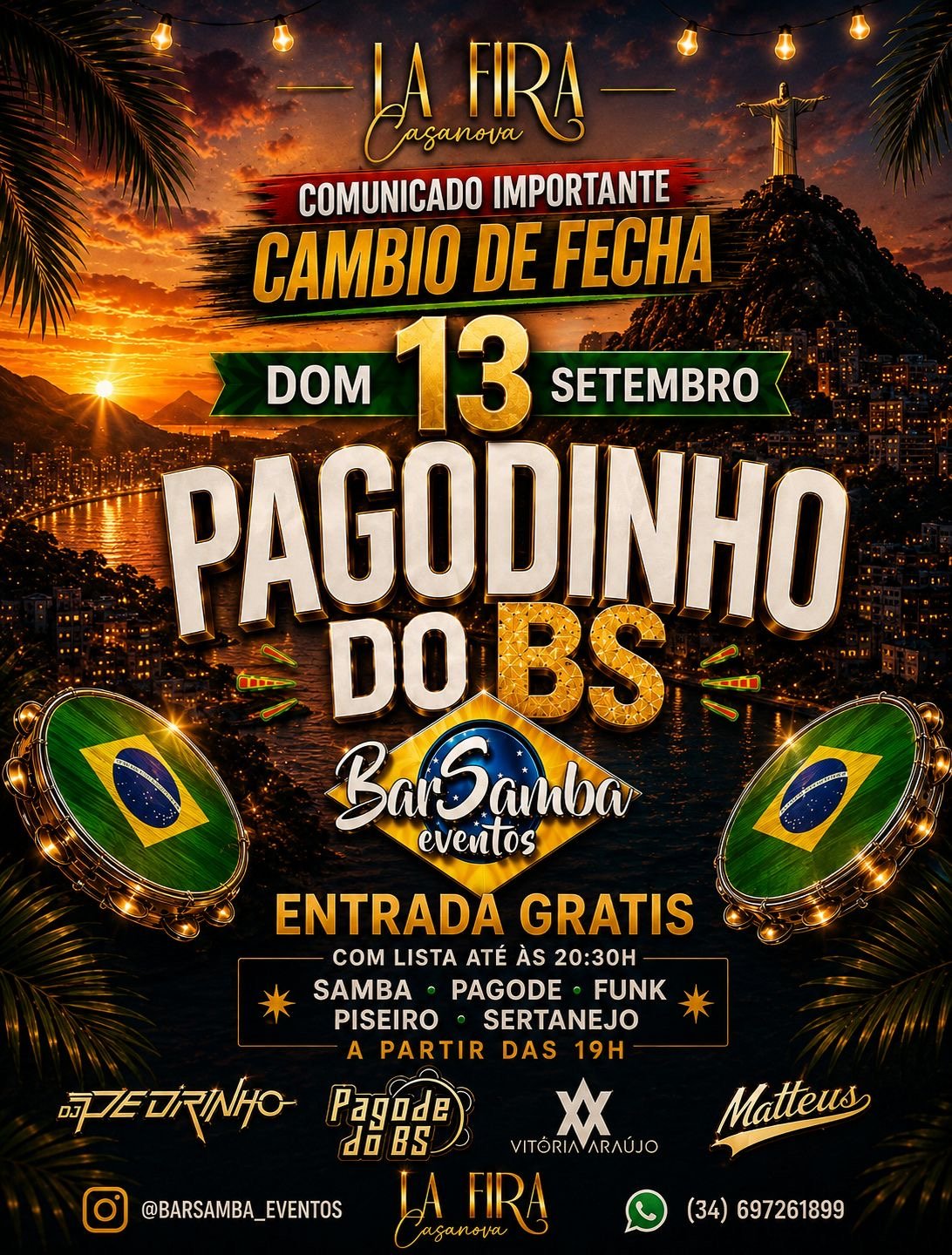 Bar Samba • Pagodinho do Brasil