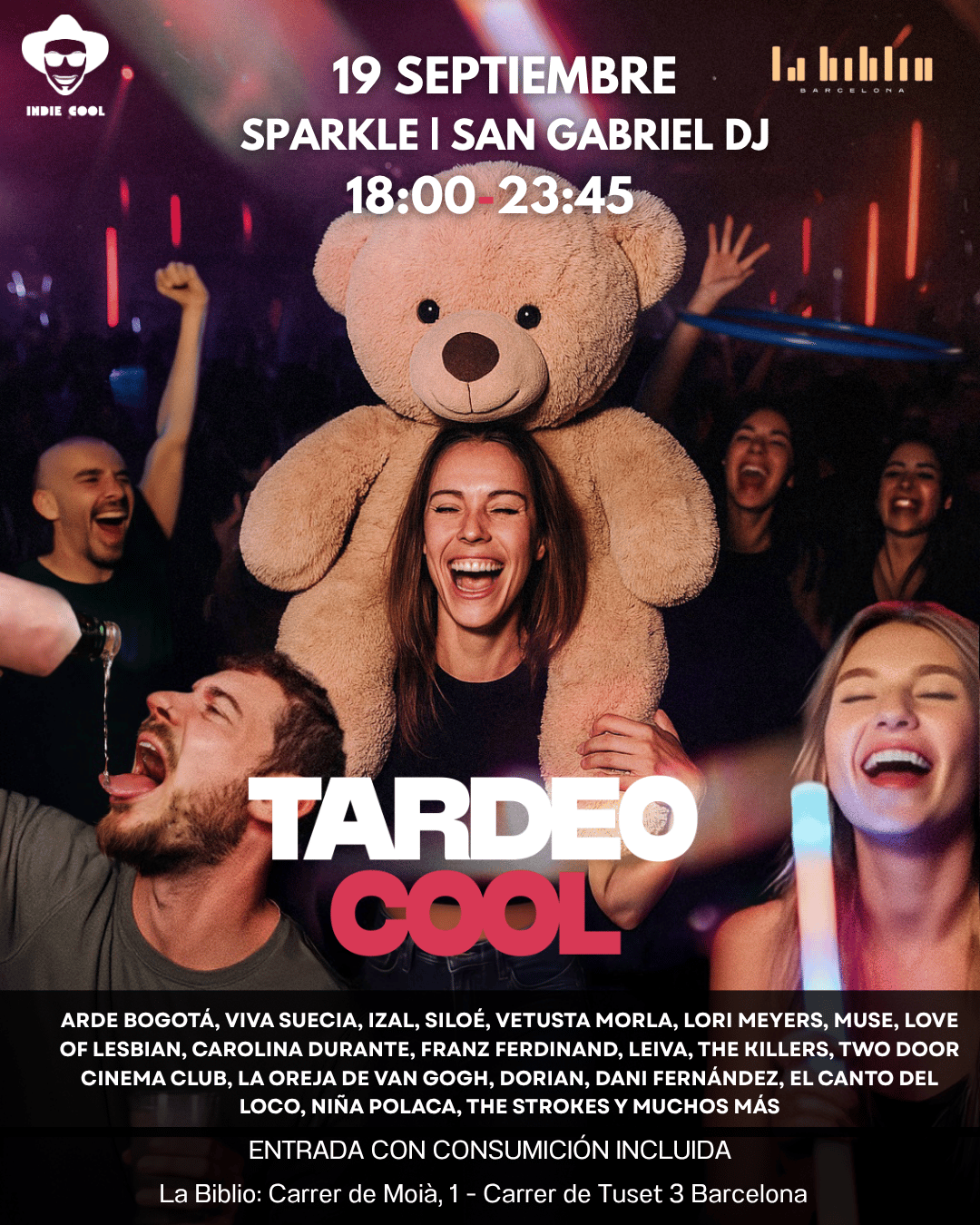 Tardeo Cool - La Biblio - 19 Septiembre
