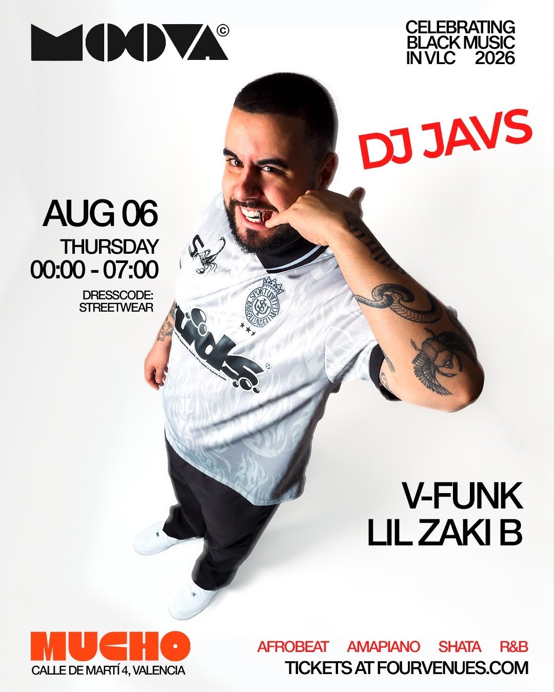 Moova Black Party - Jueves 6 Agosto