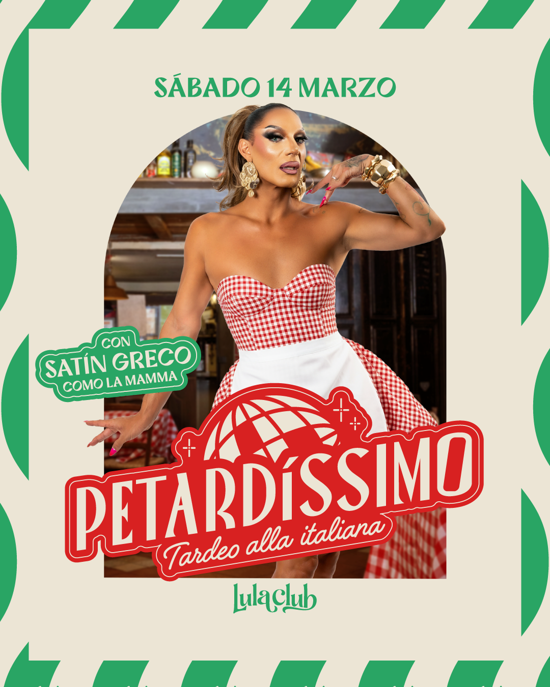 PETARDÍSSIMO - Madrid - Un tardeo alla italiana con SATIN GRECO