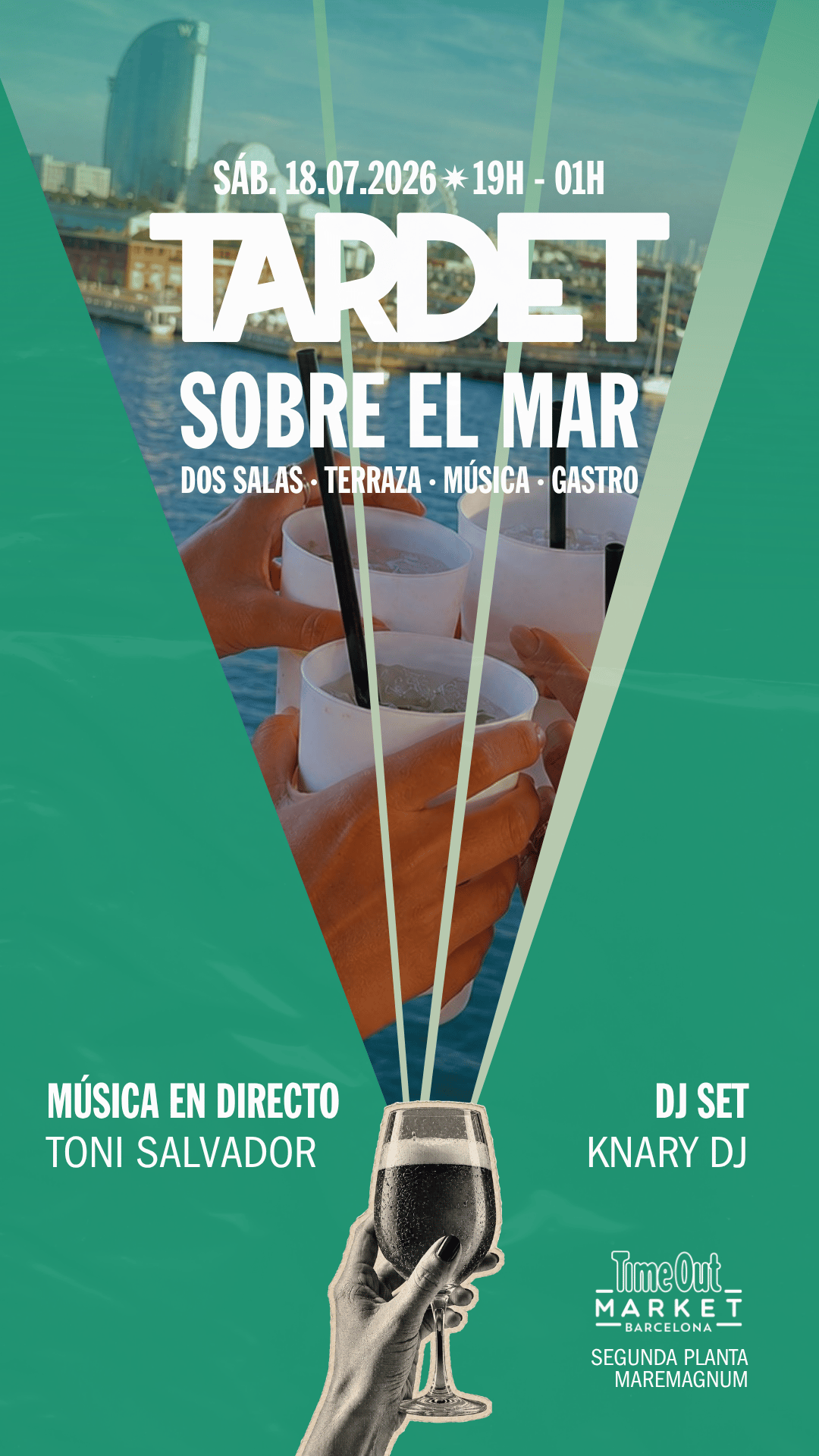 SÁBADO - TARDET SOBRE EL MAR x TIME OUT MARKET (Edición Verano)
