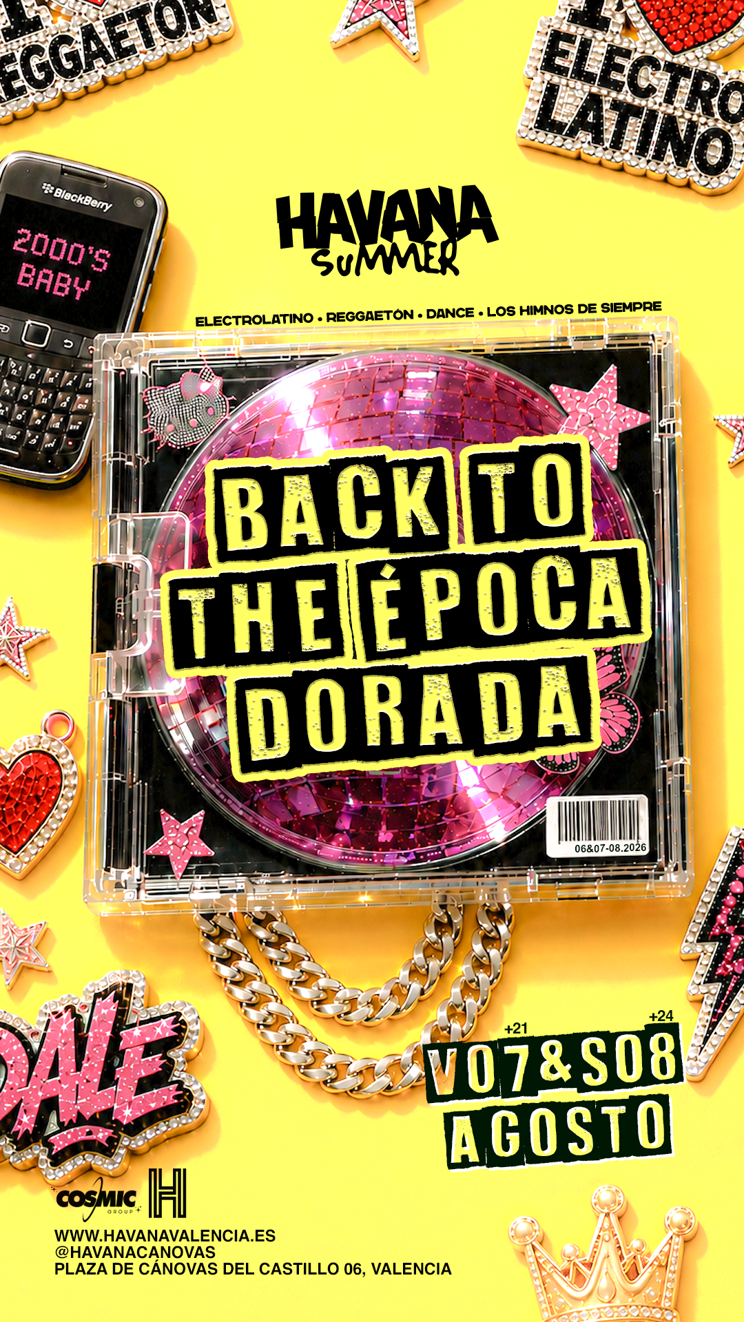 BACK TO THE ÉPOCA DORADA - SABADO NOCHE