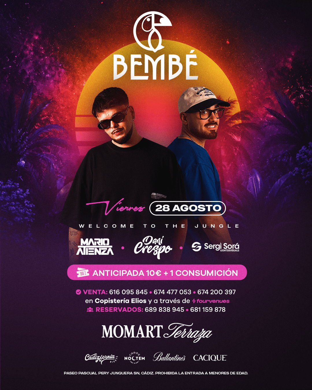 BEMBE - VIERNES 28