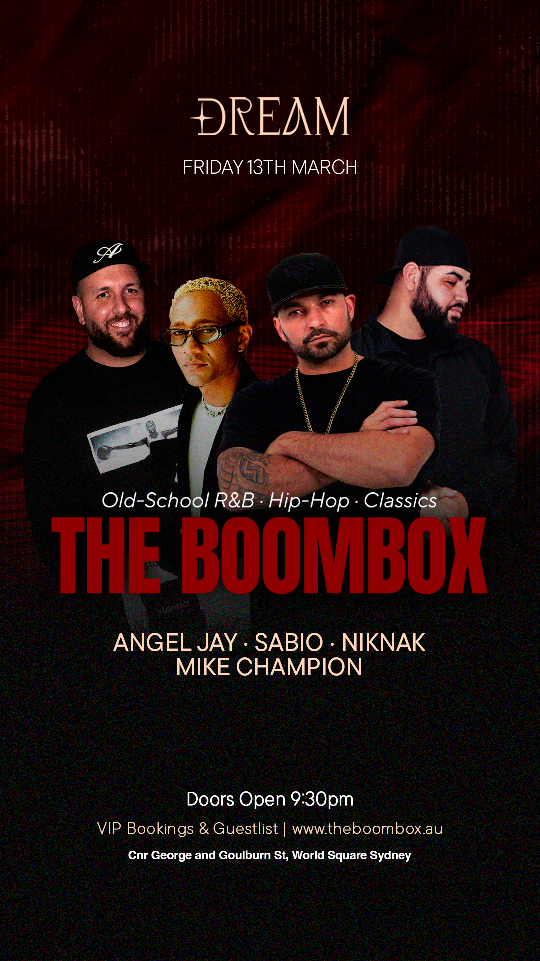 The Boombox @Dream - Friday