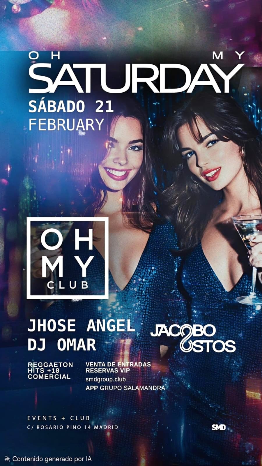 Sábado en Oh My Club