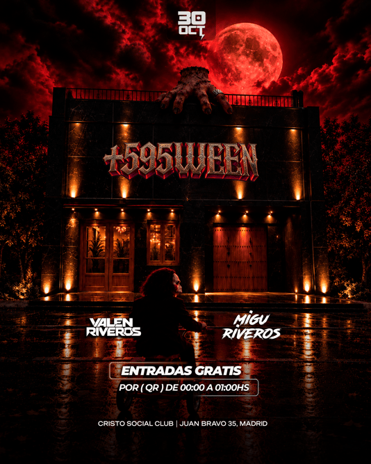 Cartel de Halloween +595 🎃