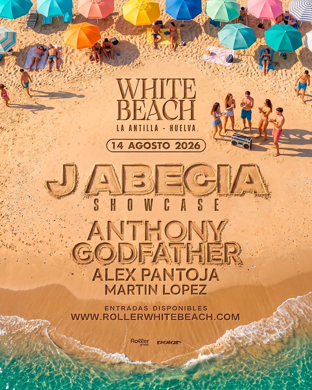 J Abecia showcase en White Beach La Antilla