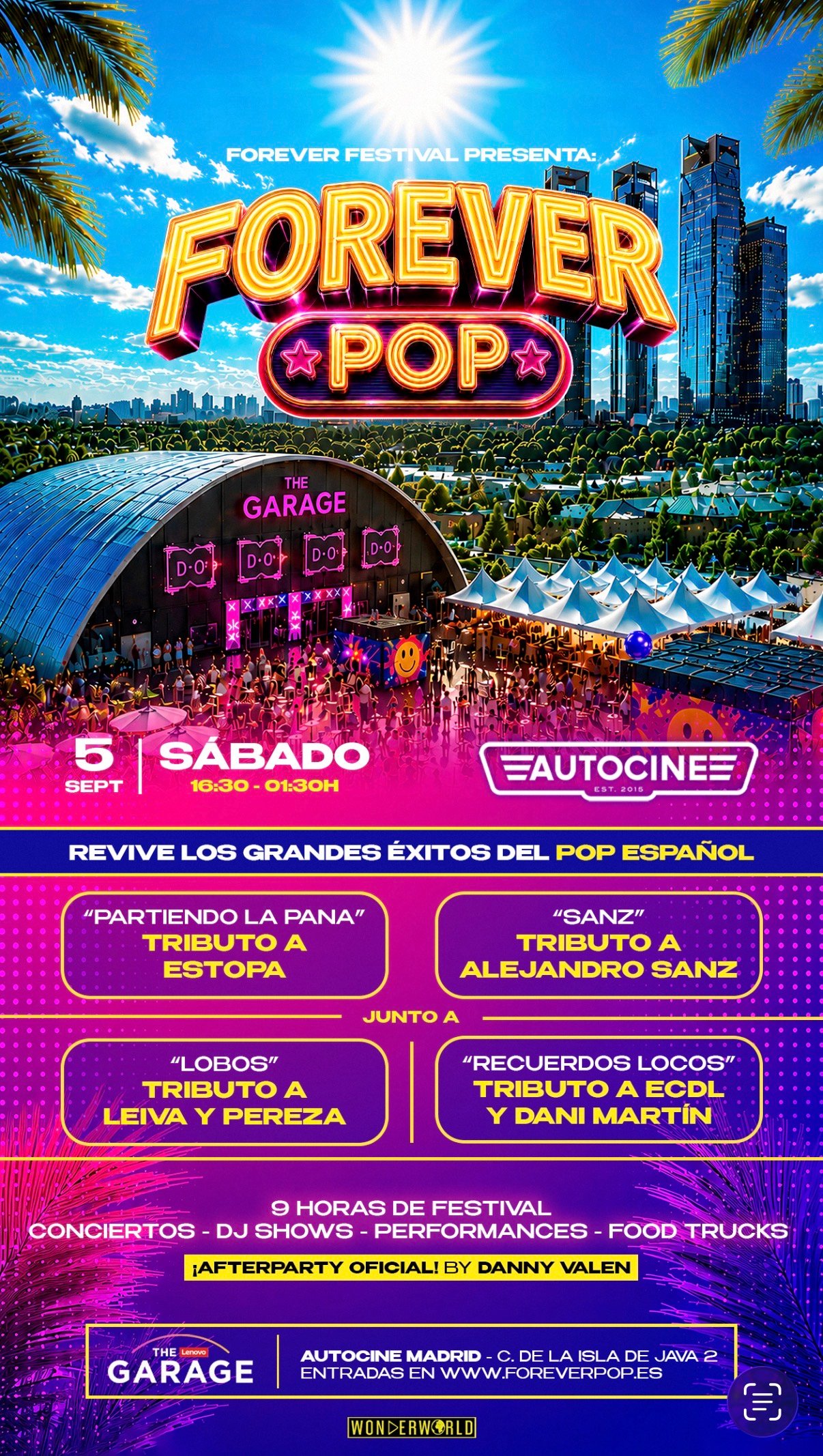 FESTIVAL FOREVER POP - Autocine Madrid