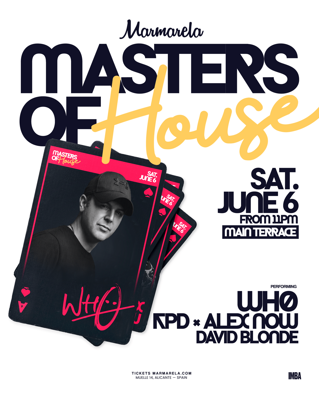 NIGHT → GUEST DJ: WH0 (Main Terrace + Indoor Main Stage)