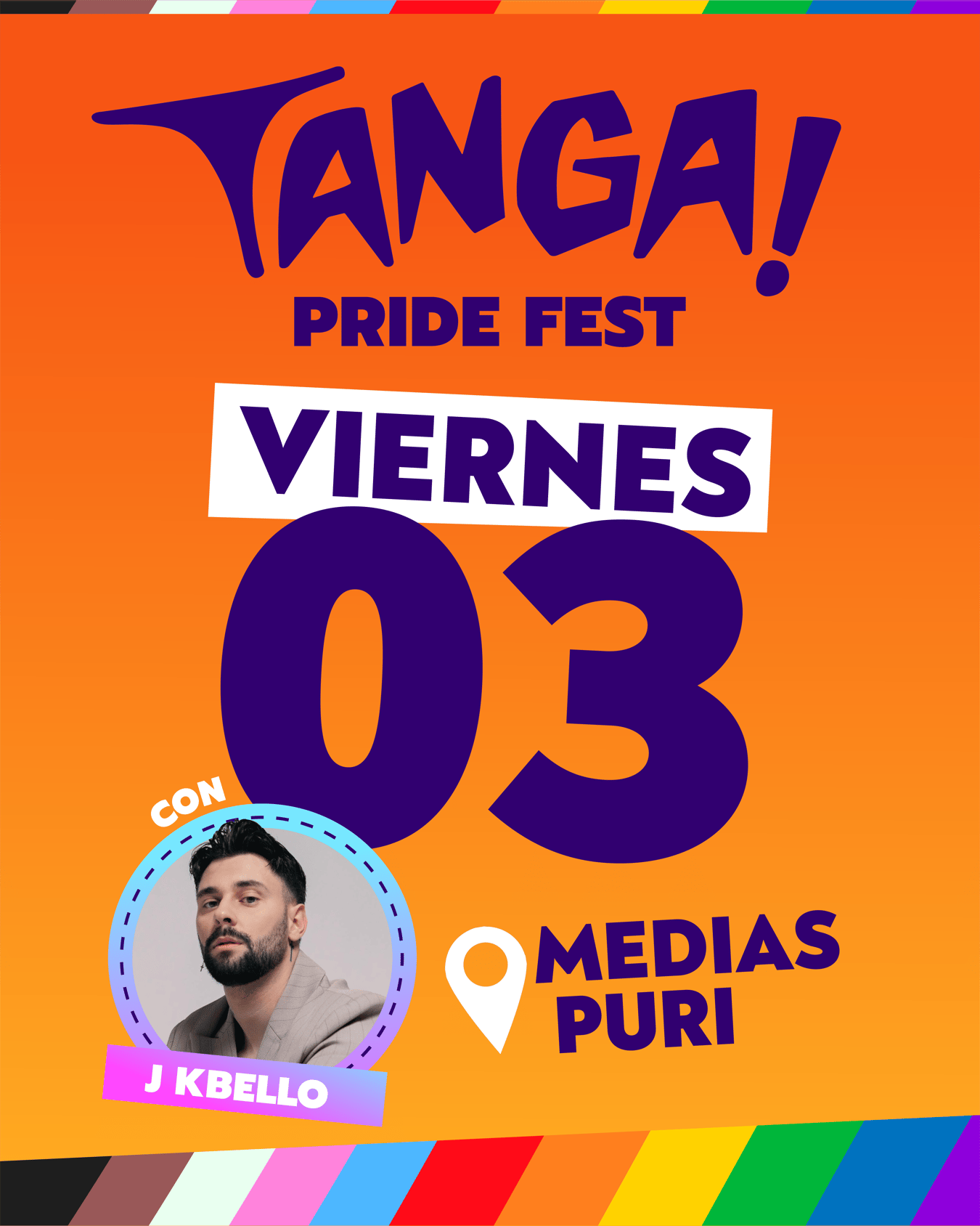 TANGA! PRIDE FEST en MEDIAS PURI con J Kbello