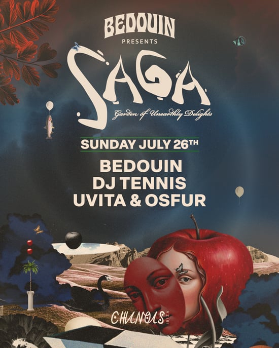 SAGA: Bedouin, Dj Tennis, Uvita B2B Osfur