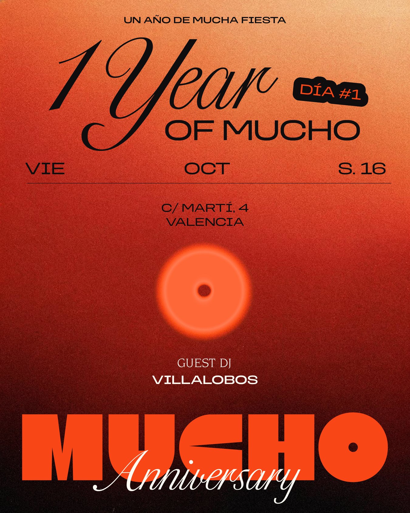 Aniversario Mucho - Viernes con Villalobos