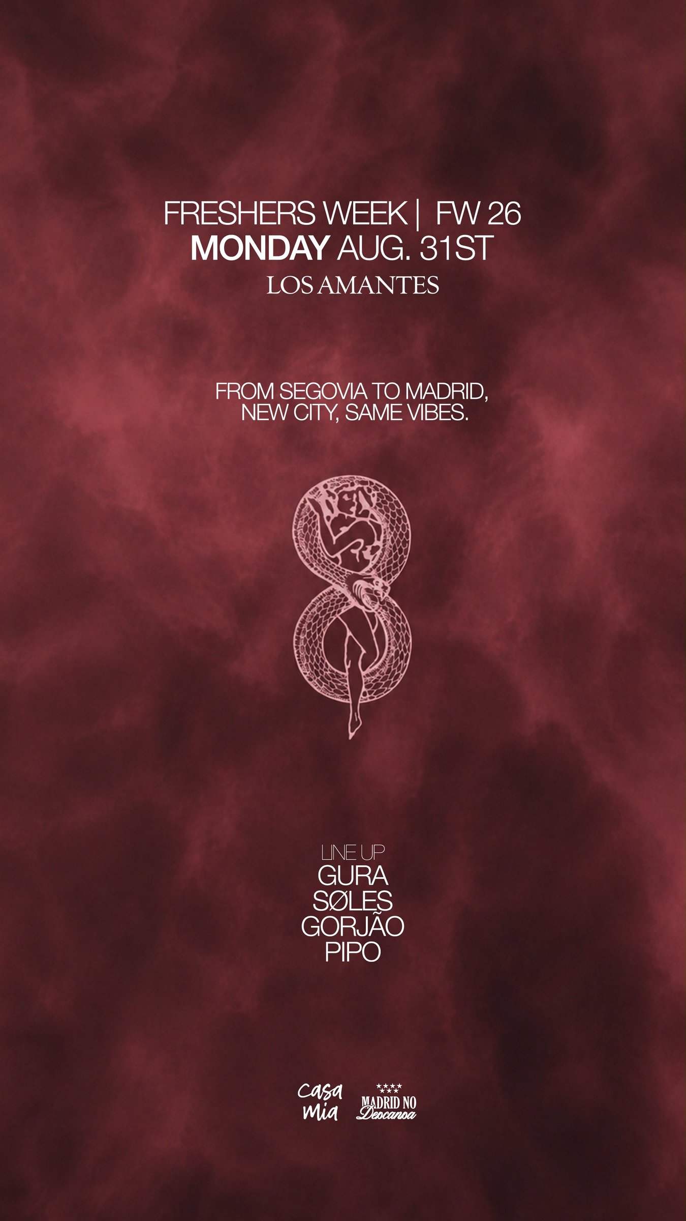 Monday x Freshers Week at Los Amantes