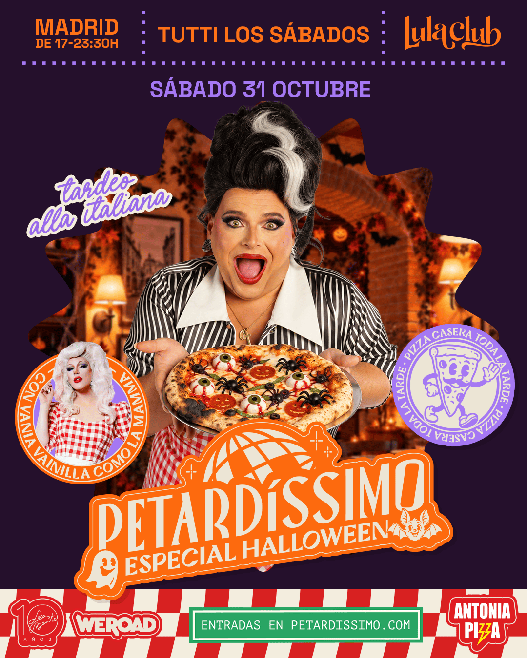 PETARDÍSSIMO - Madrid 🇮🇹 Un tardeo alla italiana con VANIA VAINILLA