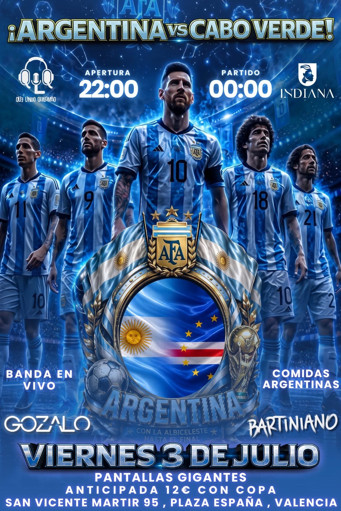 MUNDIALISIMO QLQ - Argentina vs Cabo Verde