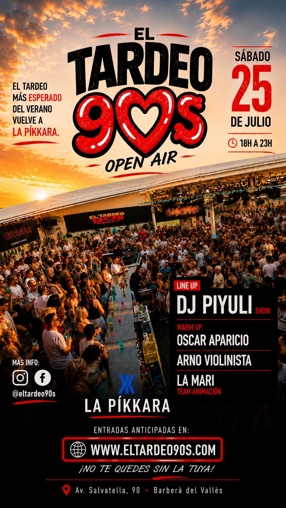 EL TARDEO 90's SUMMER TOUR (GUATEKKE SESIÓN)