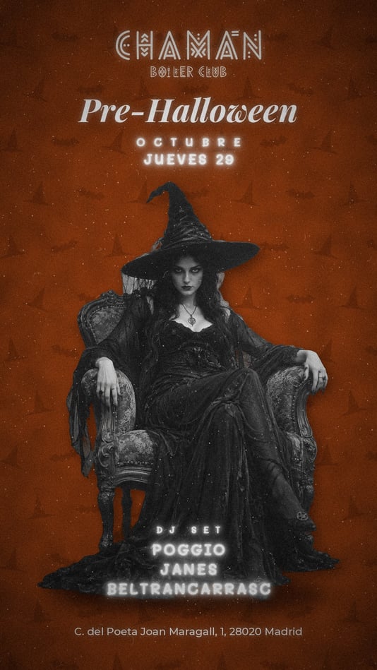 Chamán Pre Halloween 🎃 poster