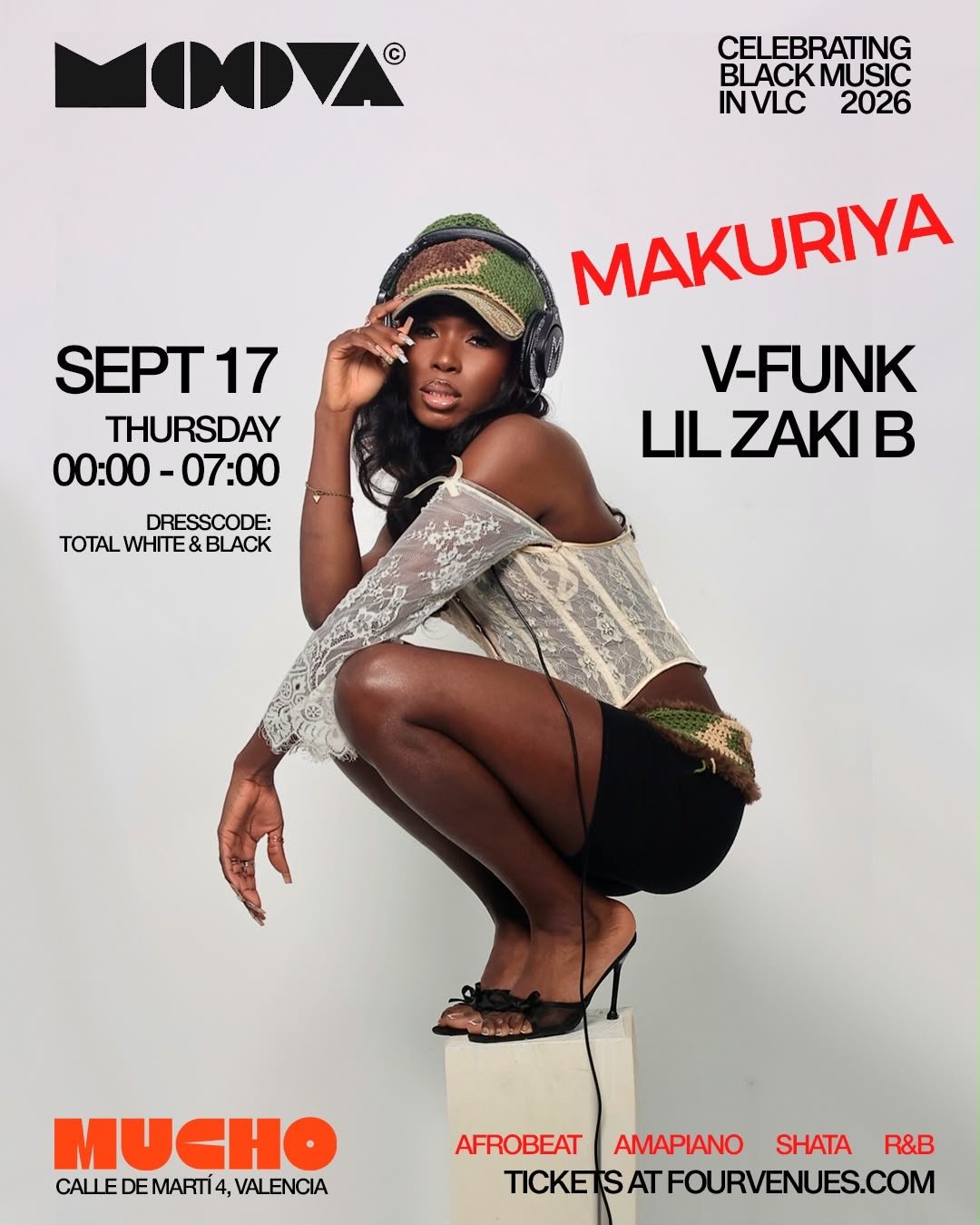 Moova | MARTINIQUE BY NIGHT - Jueves 17 Septiembre