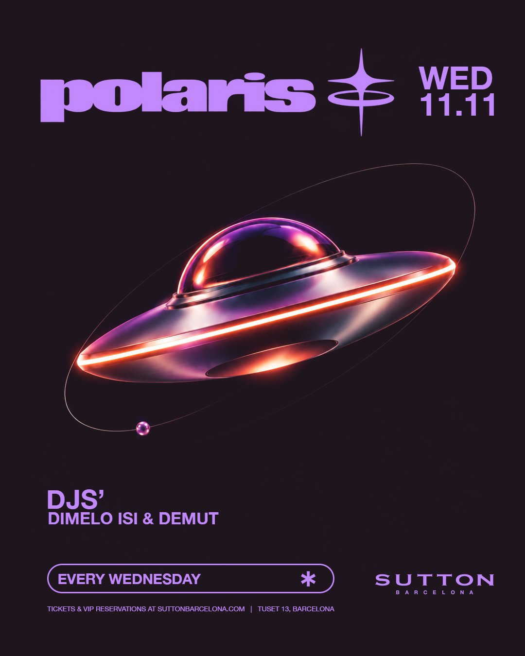 Bild zu POLARIS Wednesdays in Sutton Barcelona.