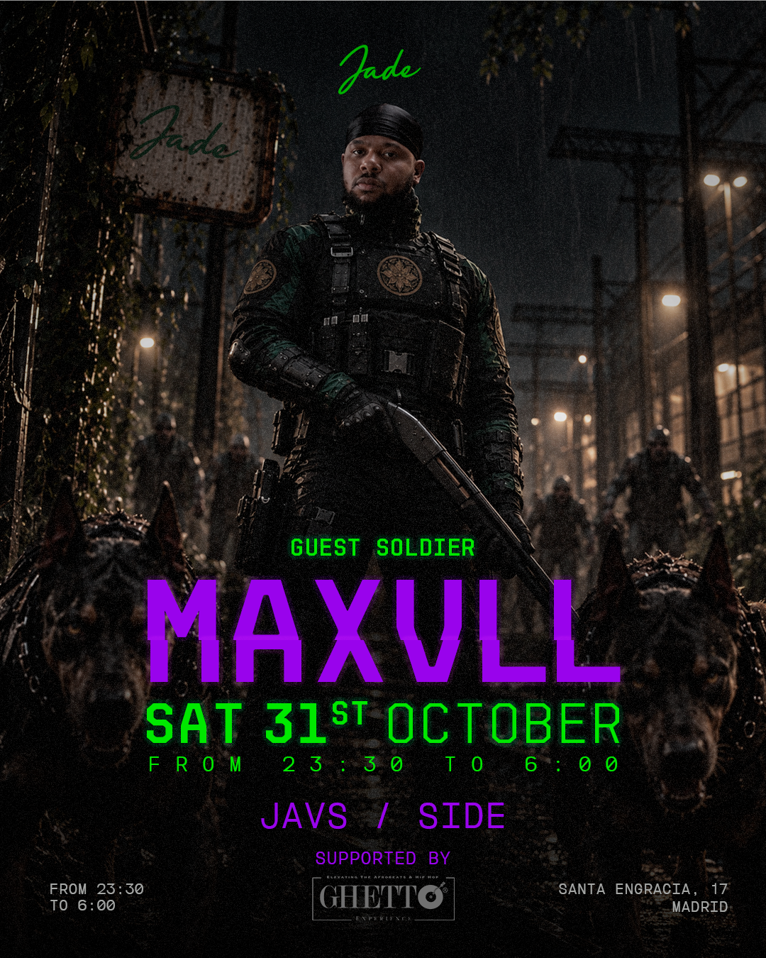 Cartel de Ghetto Halloween