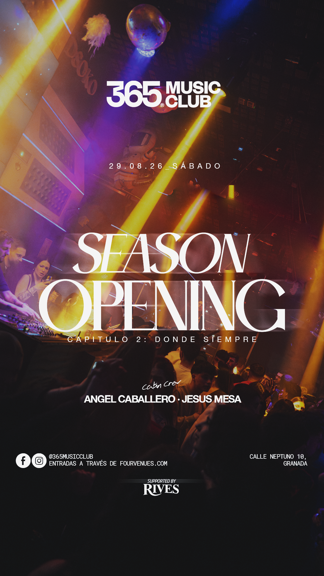 SEASON OPENING // SABADO 29