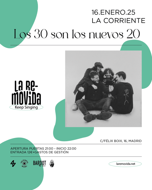 Los 30 son los nuevos 20 sonando en 🪩 #LaReMovida