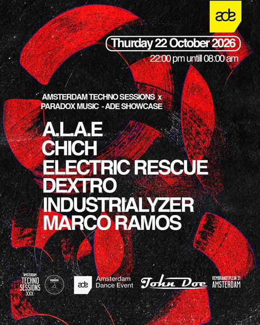 Techno Sessions x Paradox Music - ADE Showcase