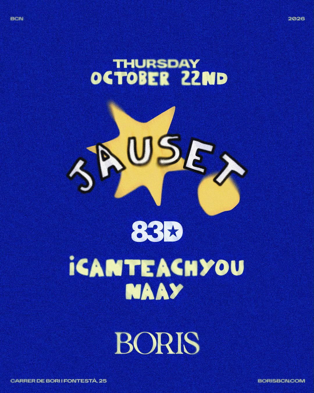 22.10 JAUSET x 83D (080 Afterparty)