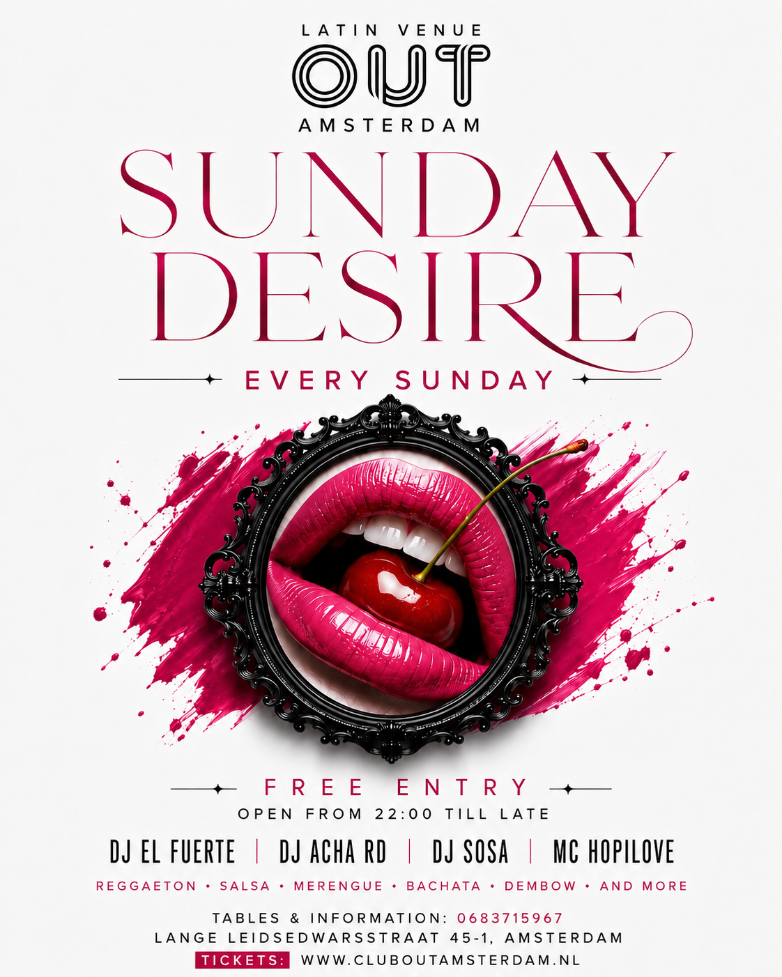 Sunday Desire in Out, Amsterdam
