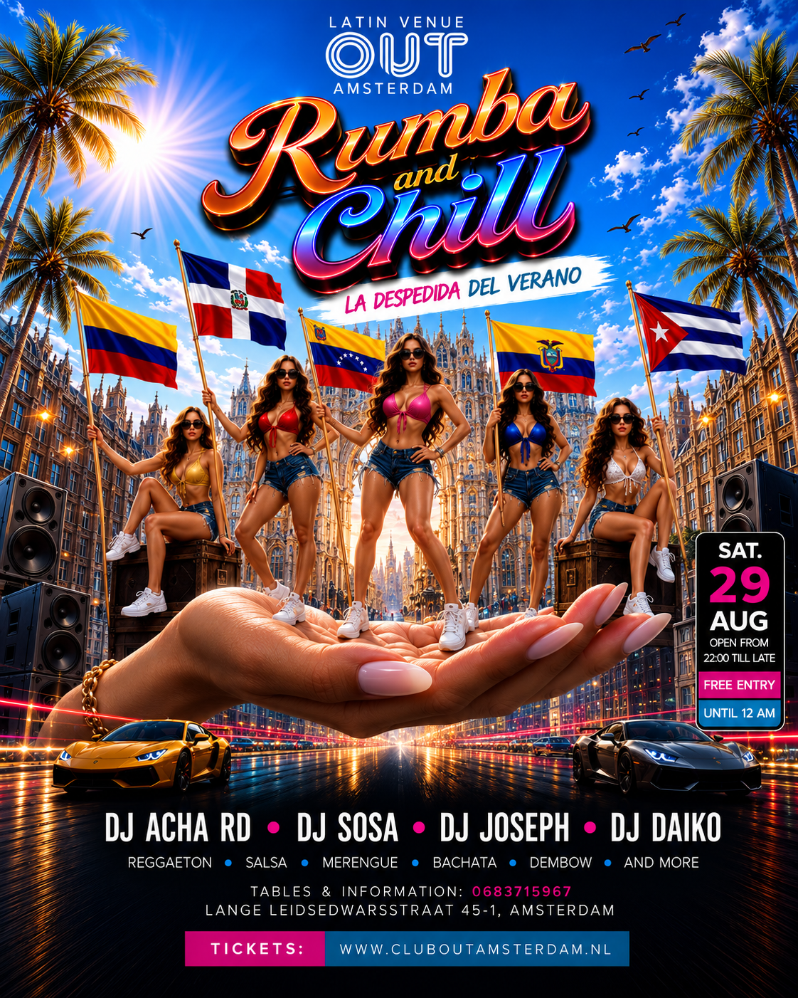 Rumba and Chill Latin Night in Out, Amsterdam